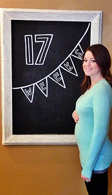 17 недель беременности — живот