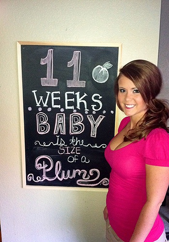 беременный живот 11 недель