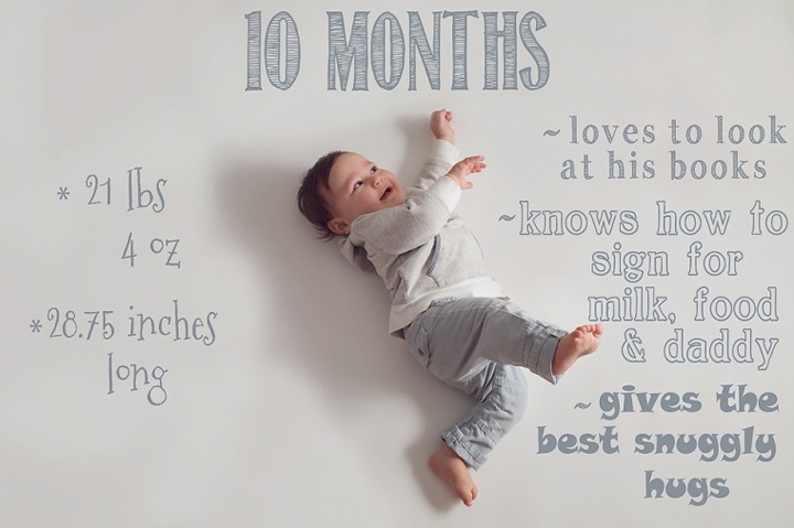 мальчик в десять месяцев