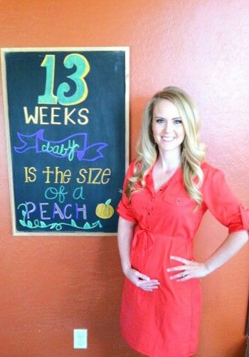 живот — беременность 13 недель 