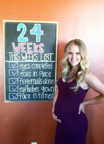 беременный живот в 24 недели