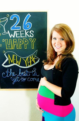 беременность 26 недель — живот