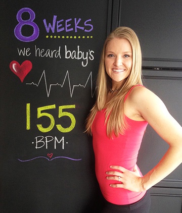 живот на 8 неделе беременности