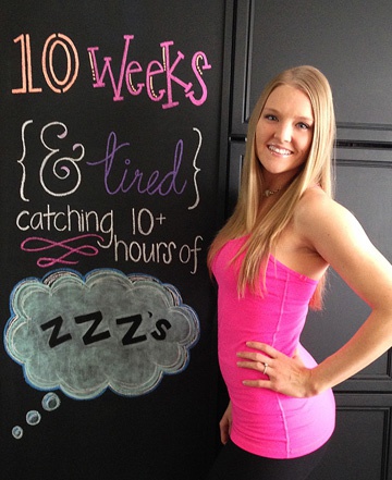 живот на 10 неделе беременности