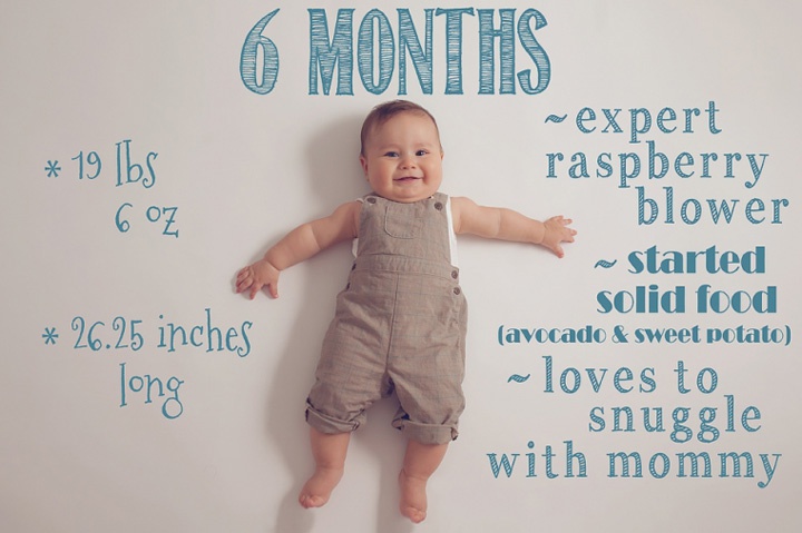 мальчик в шесть месяцев