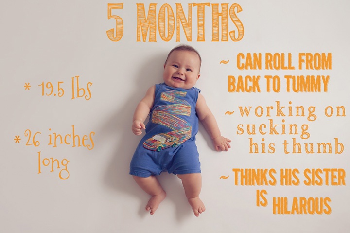 мальчик в пять месяцев