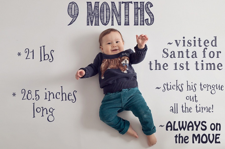 мальчик в девять месяцев